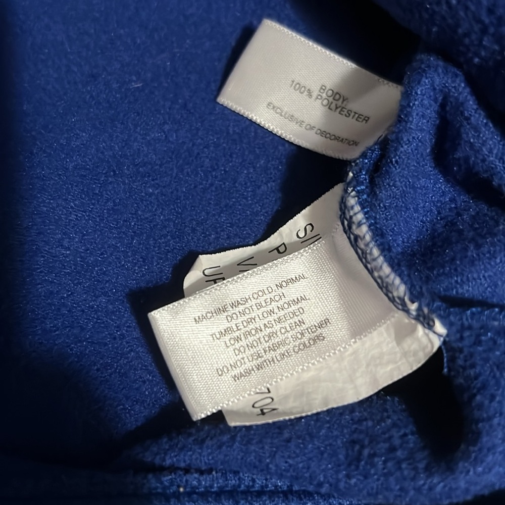 C-Buk Cutter & Buck Sweatshirt Jacket Mens L Blue Full Zip Polyester - Picture 6 of 7